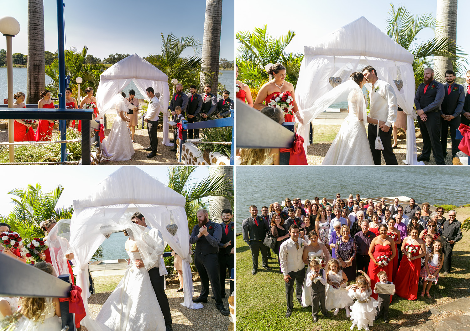 Cheryl + Jamie Rowers On The River Bundaberg Wedding