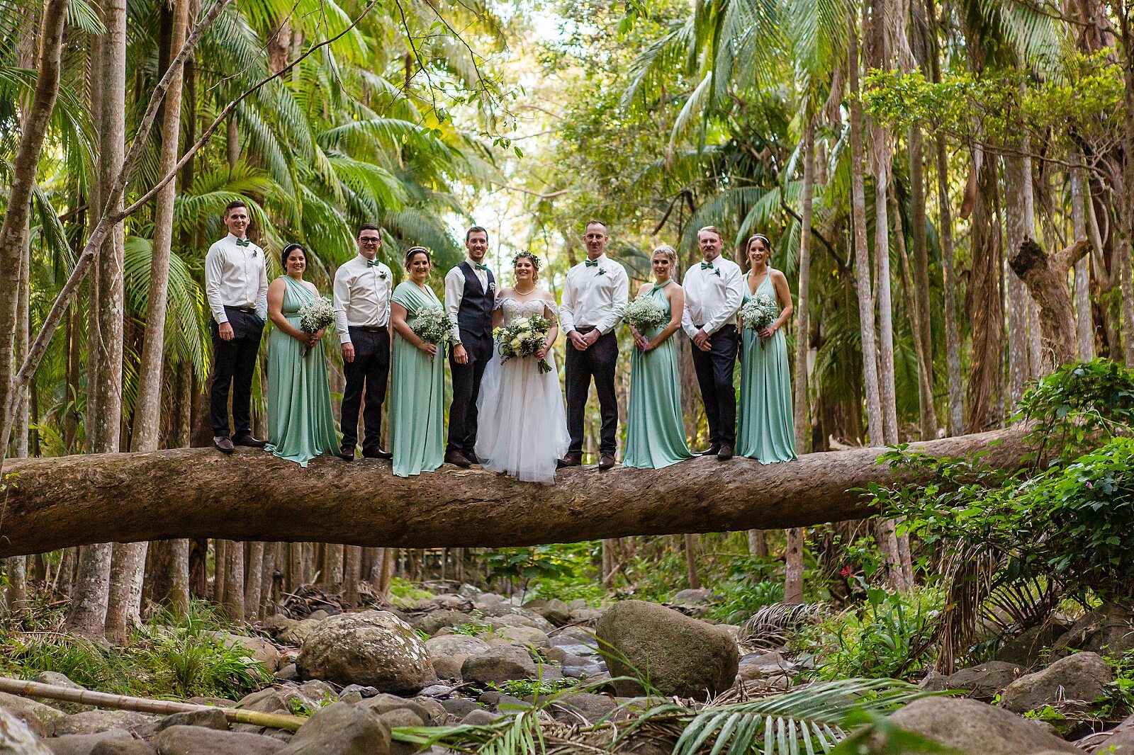 Cedar Creek Lodges Wedding, Mt Tamborine Jasmin + Daniel